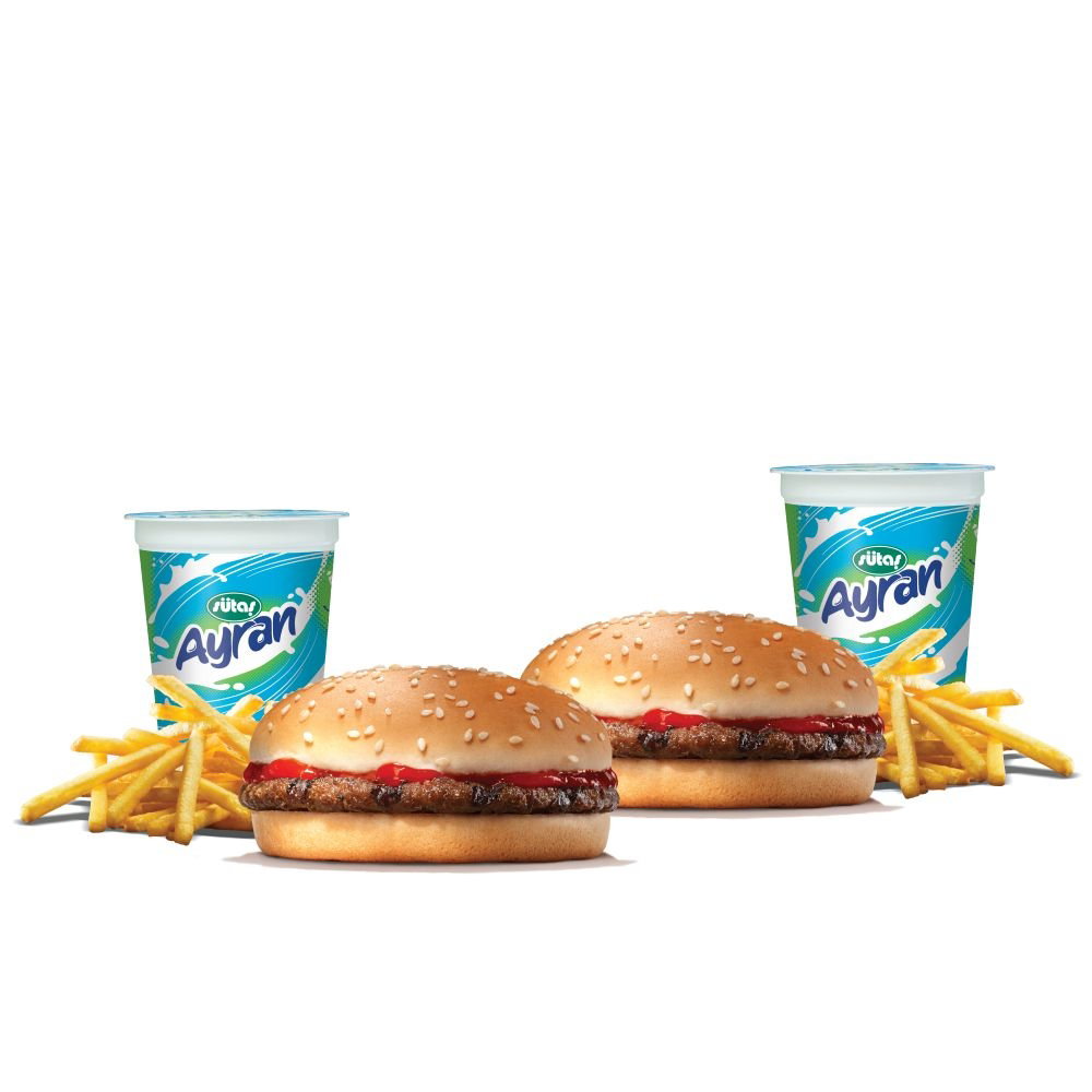 2’li Kids Hamburger Menü