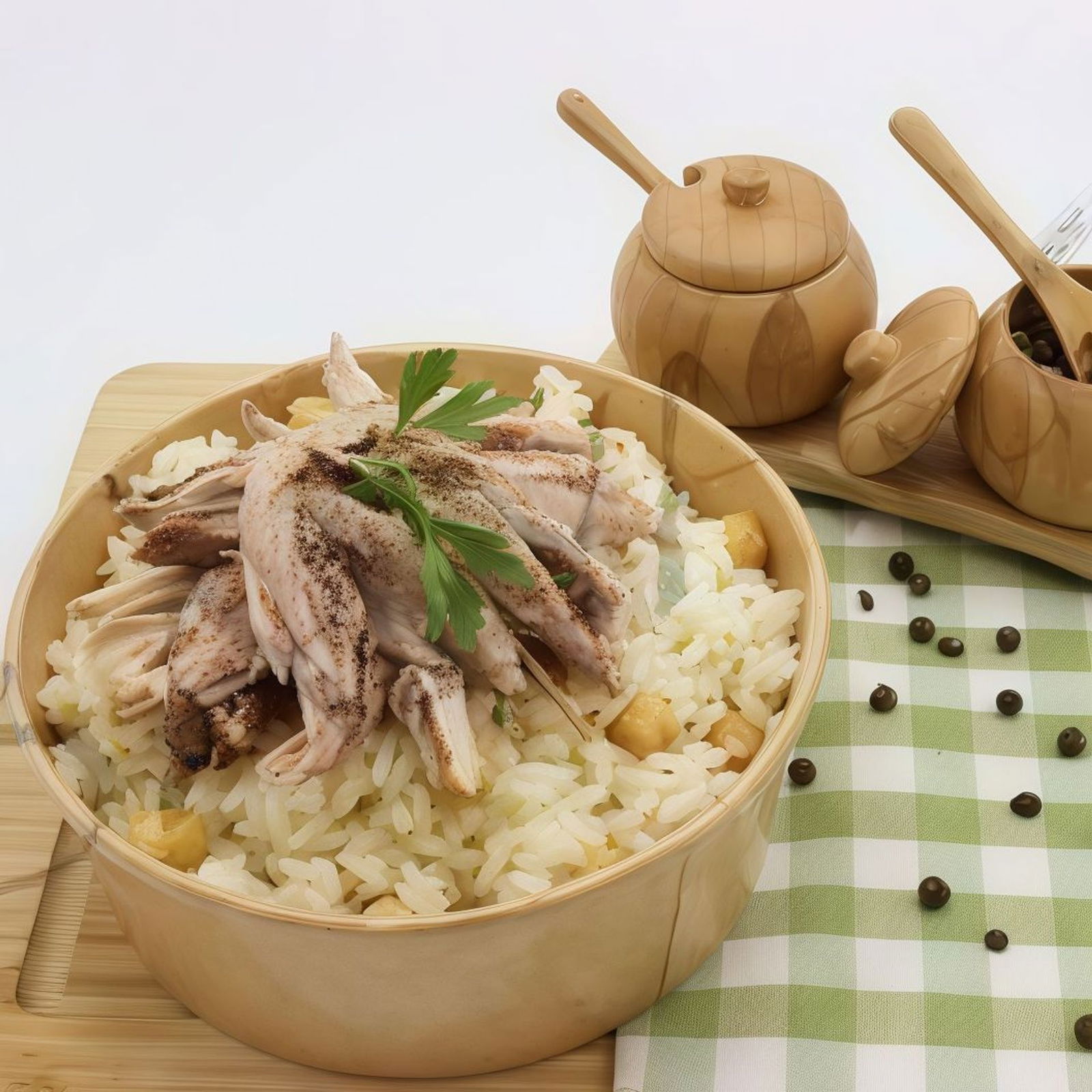 Organik Tavuklu Pilav