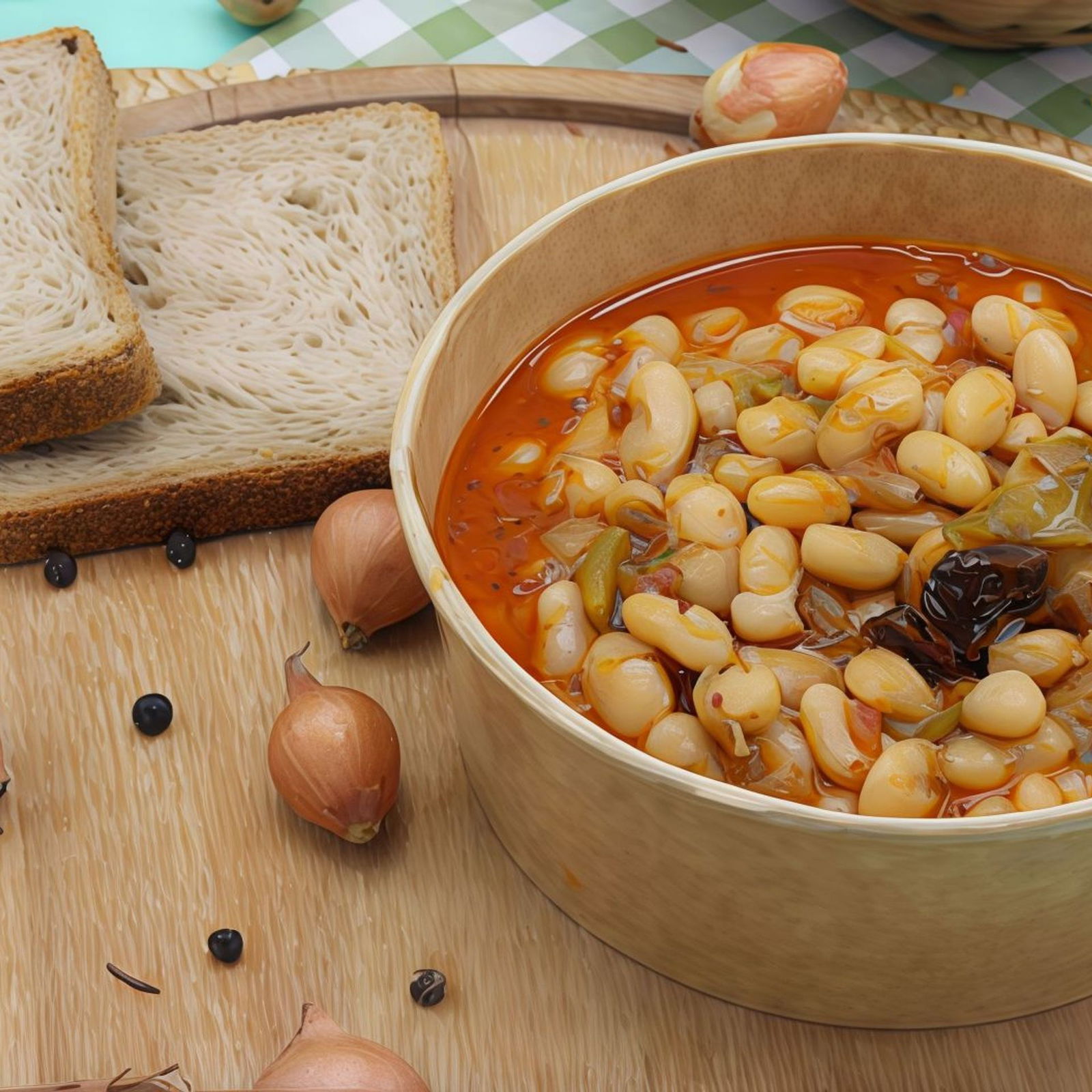 Kuru Domatesli Kuru Fasulye