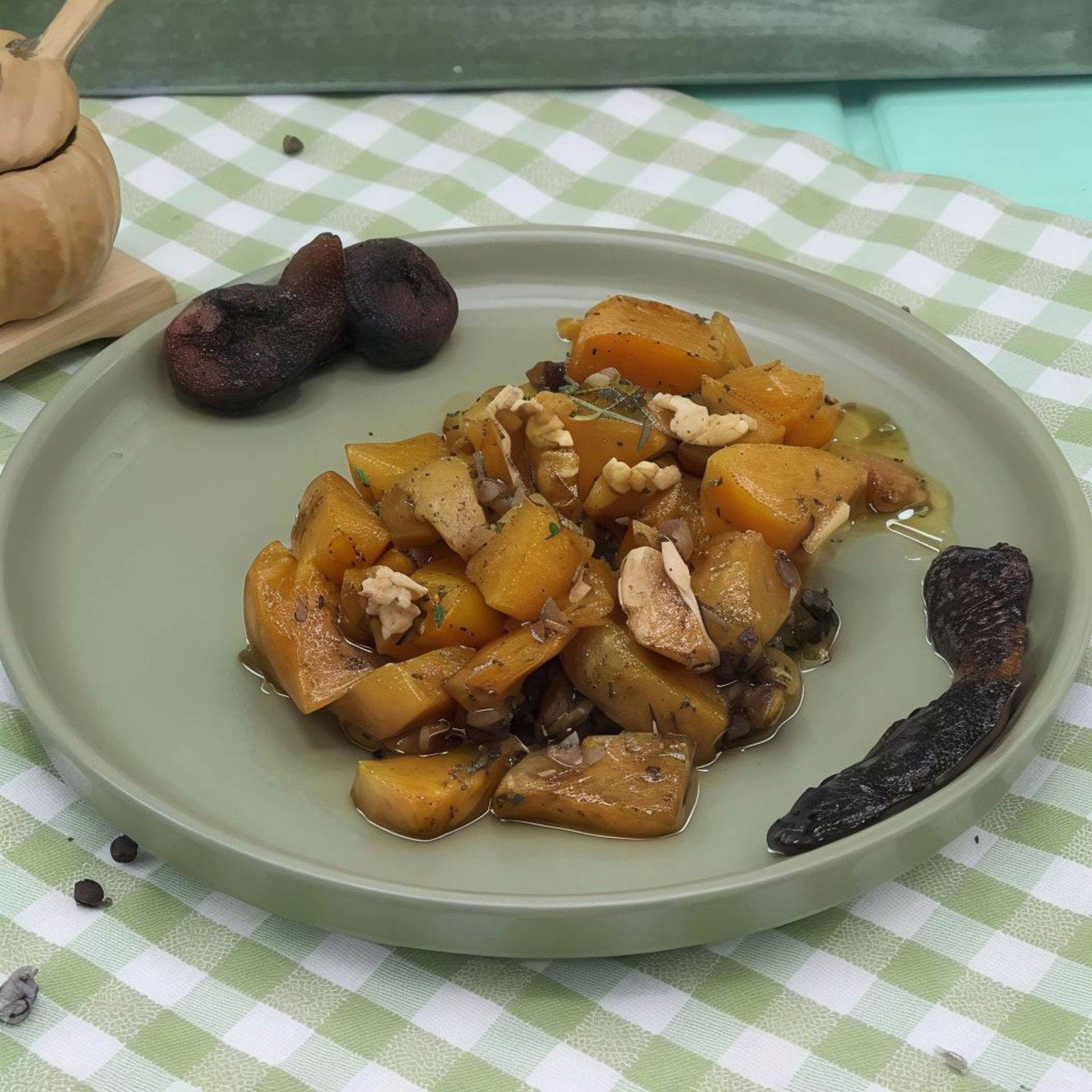 Zeytinyağlı Bal Kabağı Kavurma