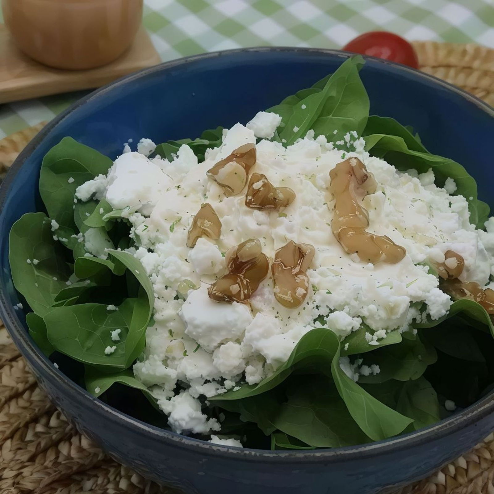 Lor Peynirli Roka Salata