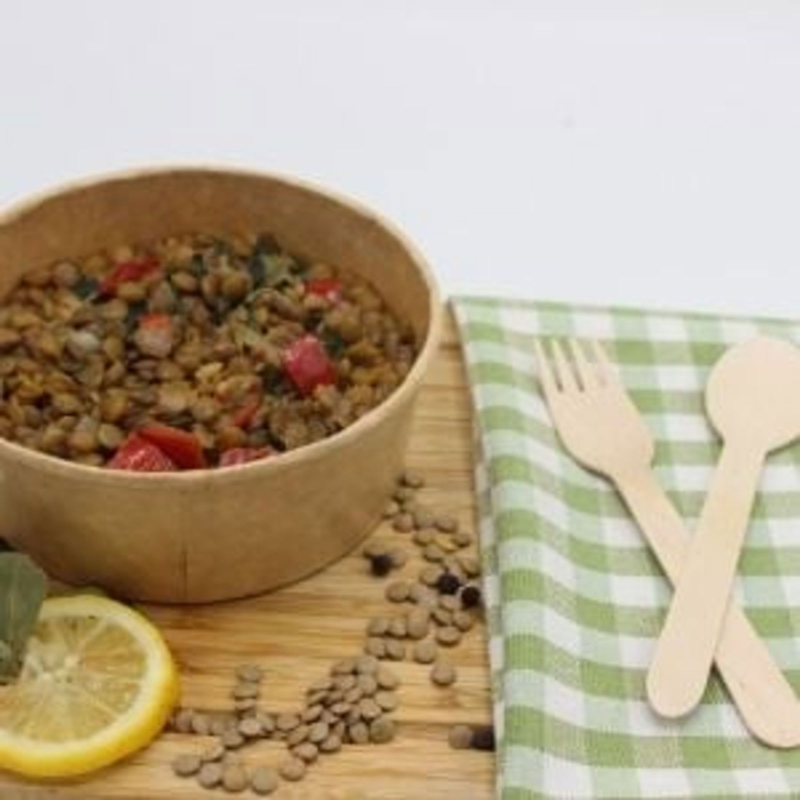 Vegan Yeşil Mercimek Yemeği