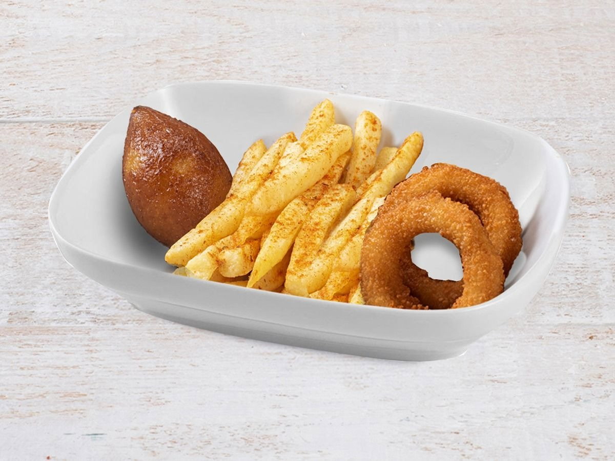 Trend Çıtır 3''lü (1 İçli Köfte, Küçük Boy Patates, 2 Soğan Halkası)