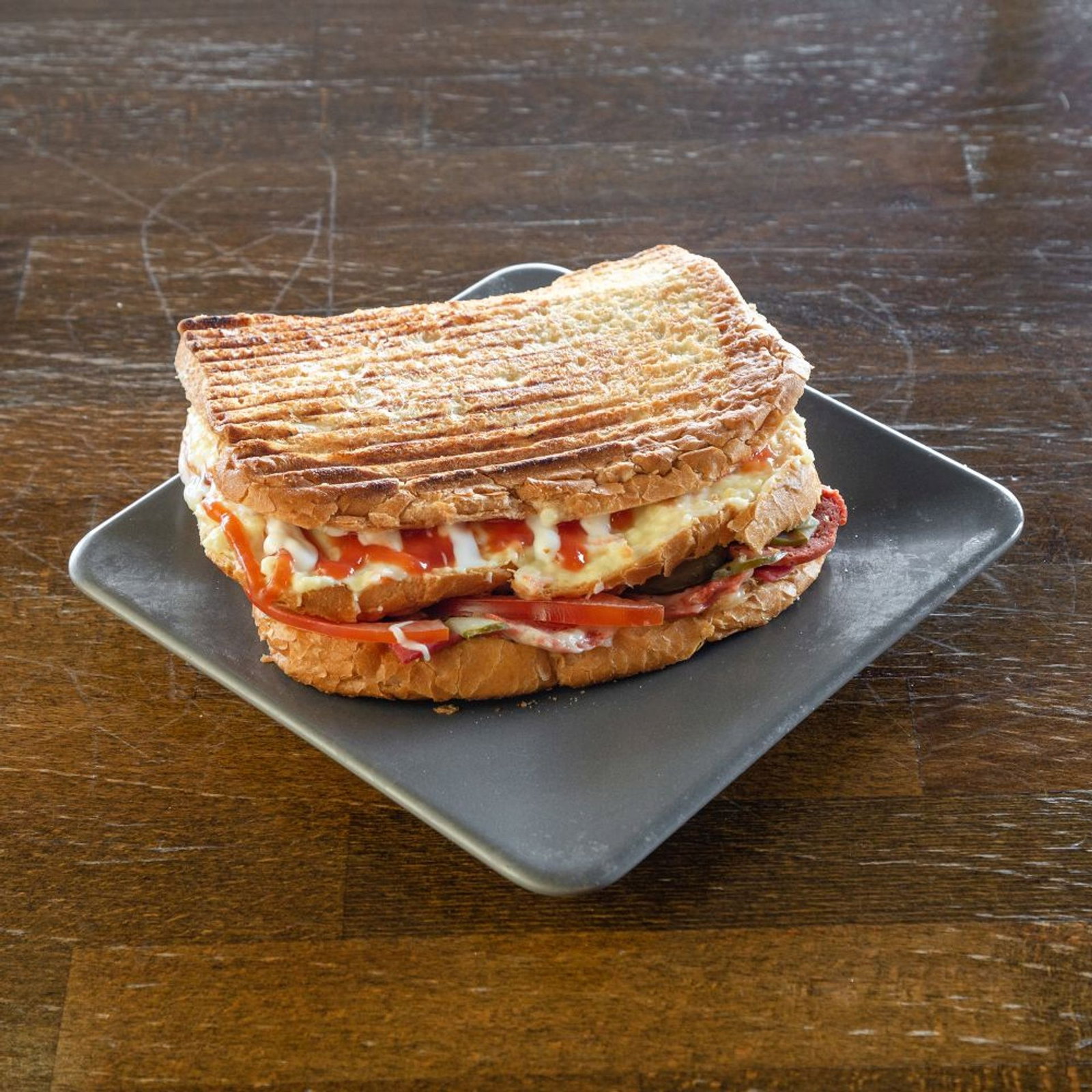 Kavurmalı Kaşarlı Ayvalık Tostu