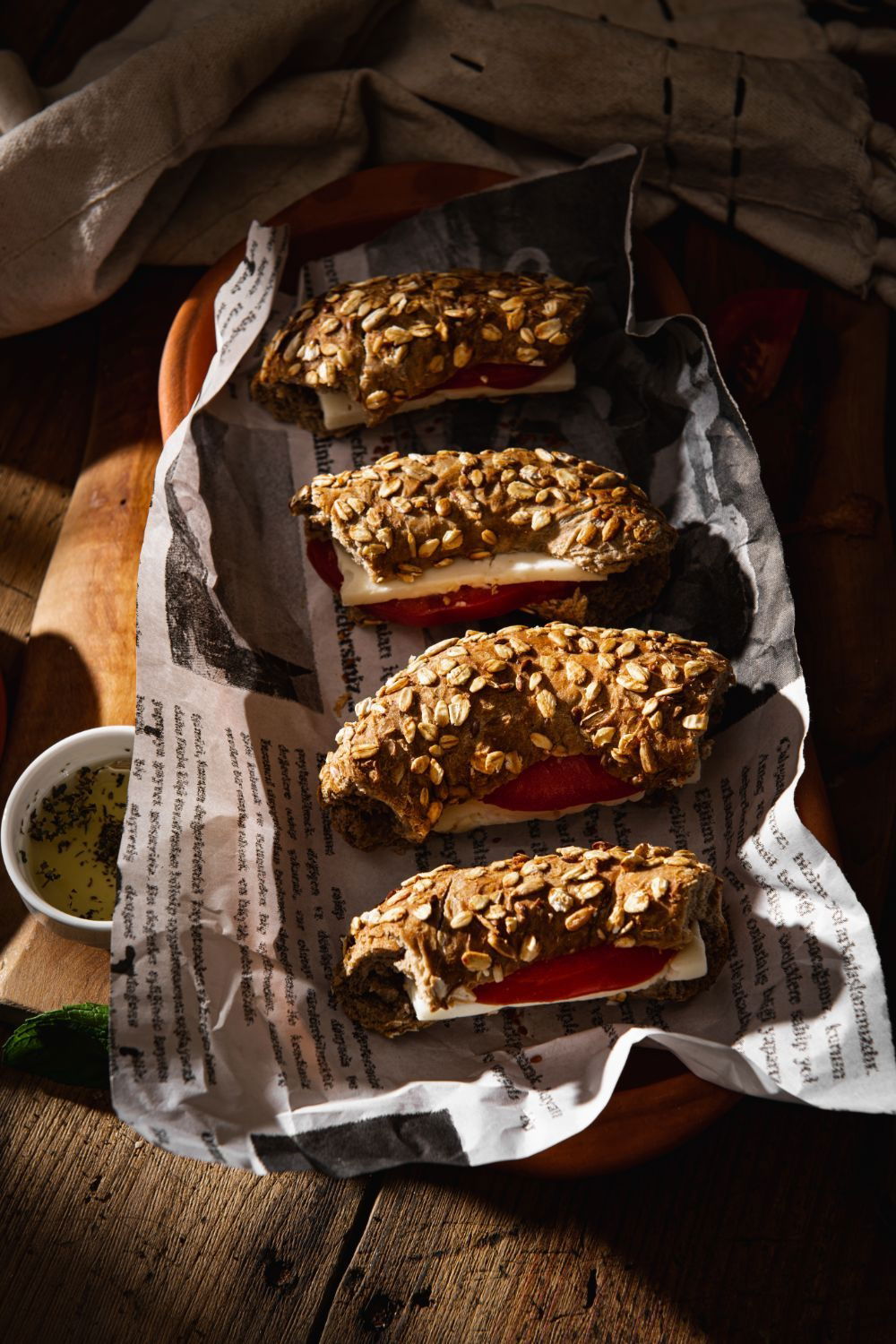 Tahıllı & Beyaz Peynirli Simit