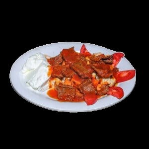 Yoğurtlu Yaprak Et Döner