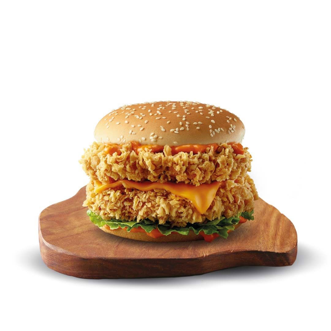 Double Zinger Burger Acılı Mayonez