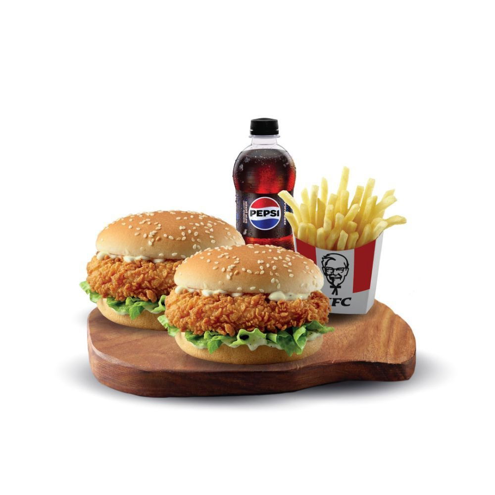 2'li KFC Tavuk Burger Menü