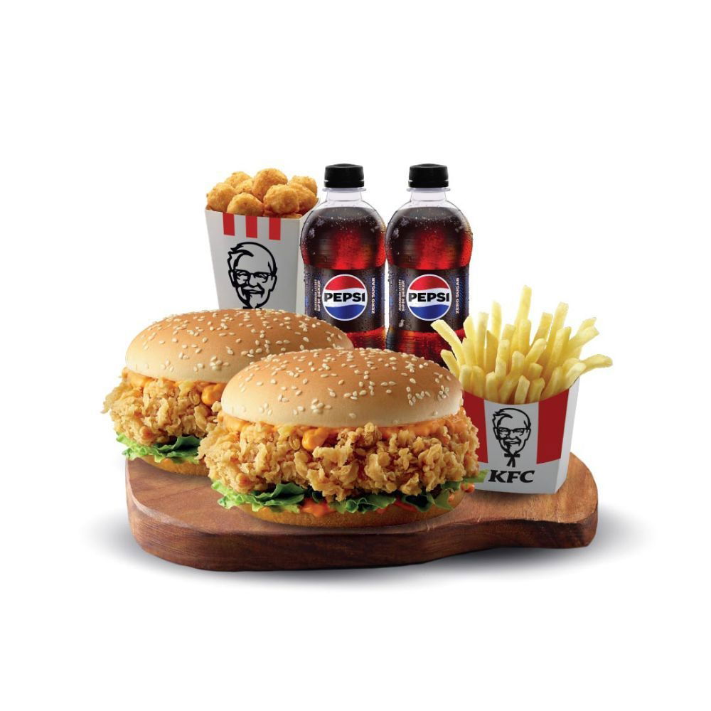 Zinger Burger Süper Maç Menüsü