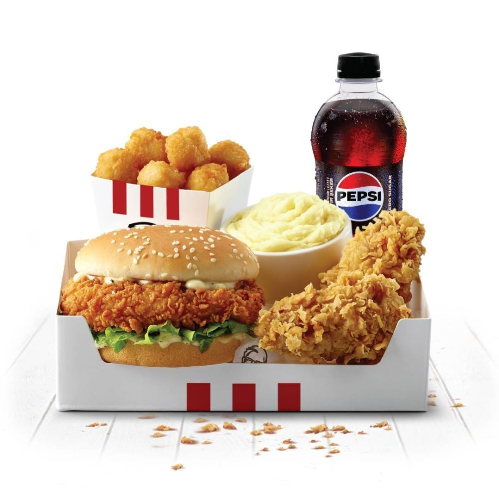 KFC Tavuk Burger Kutu