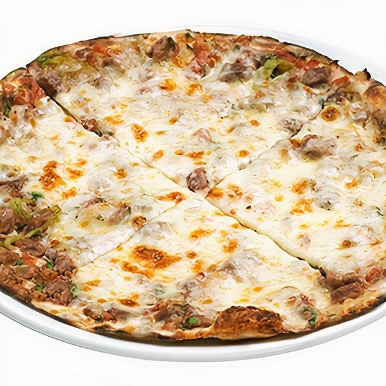 Kuşbaşılı Kaşarlı Lahmacun