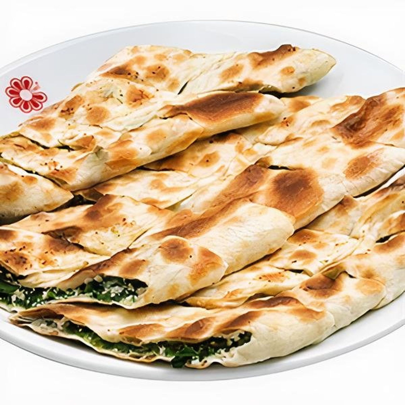 Ispanaklı Peynirli Mantarlı Pide