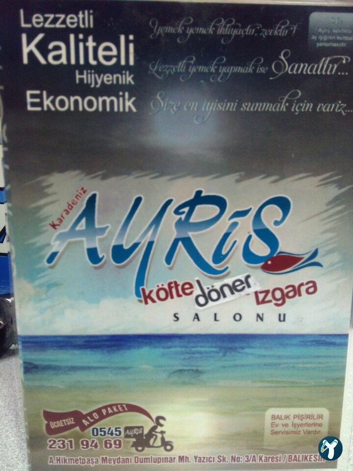 Karadeniz Ayris Kofte. Balık Izgara