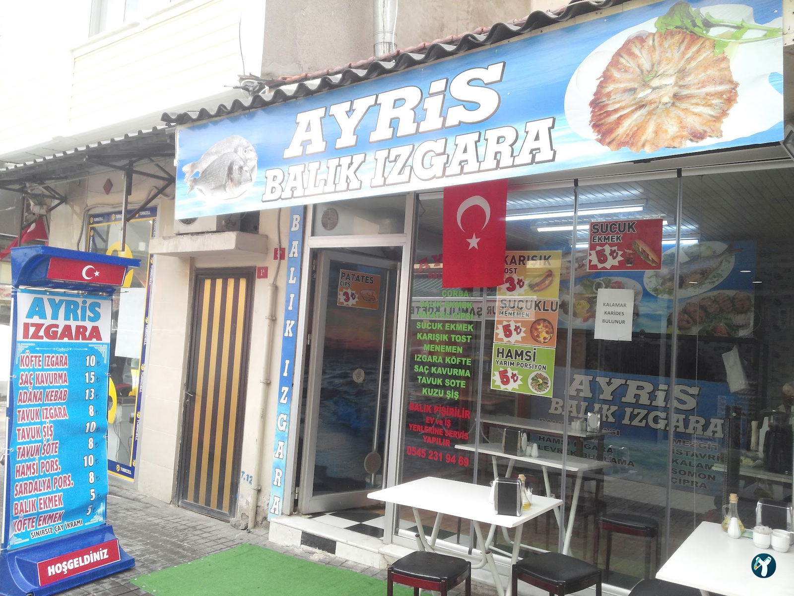 Karadeniz Ayris Kofte. Balık Izgara
