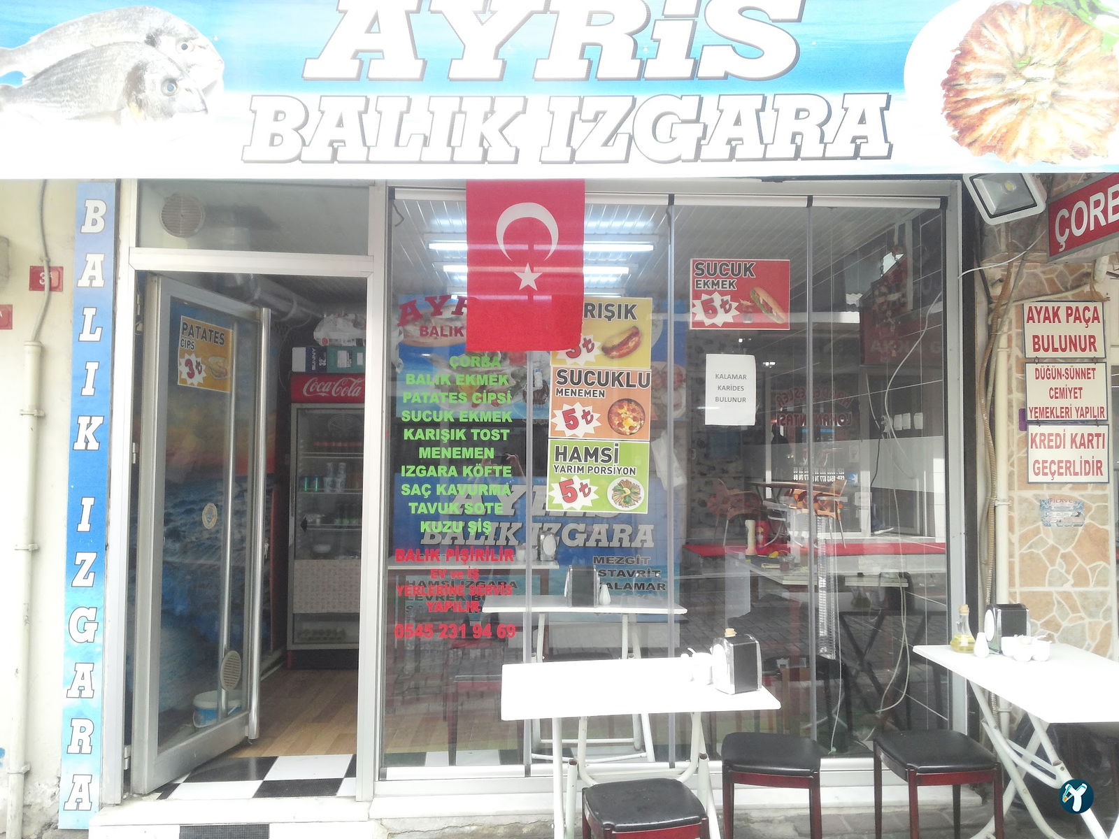 Karadeniz Ayris Kofte. Balık Izgara