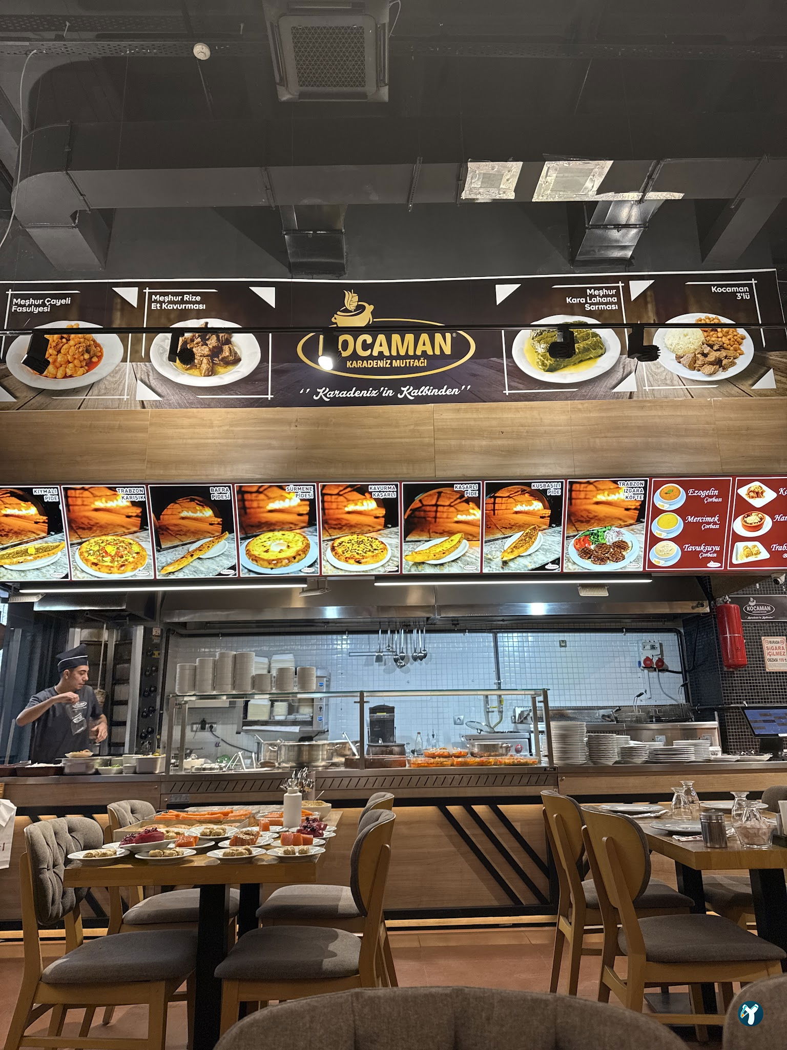 Kocaman Karadeniz Restaurant Kuru Fasülye Trabzon Döneri Pide Kahvaltı Kuymak