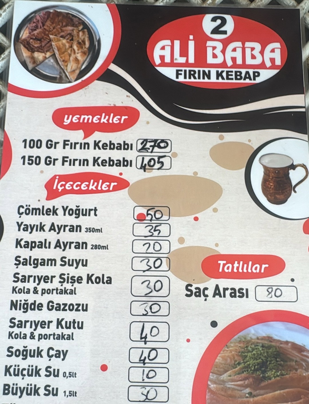 Ali Baba 2 Fırın Kebap