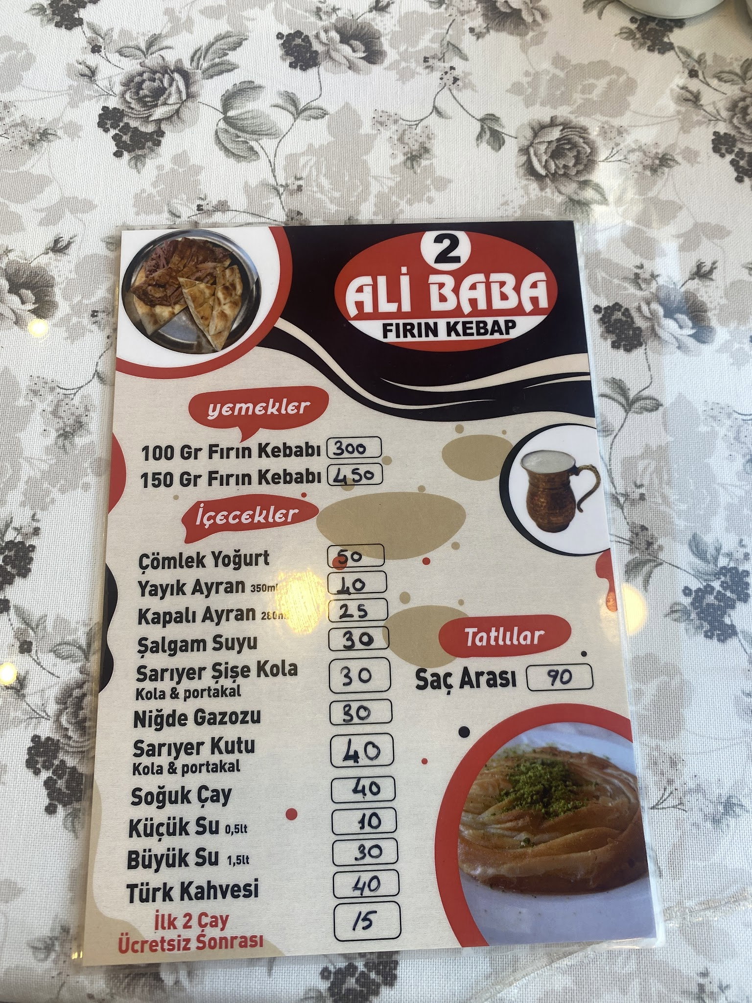 Ali Baba 2 Fırın Kebap