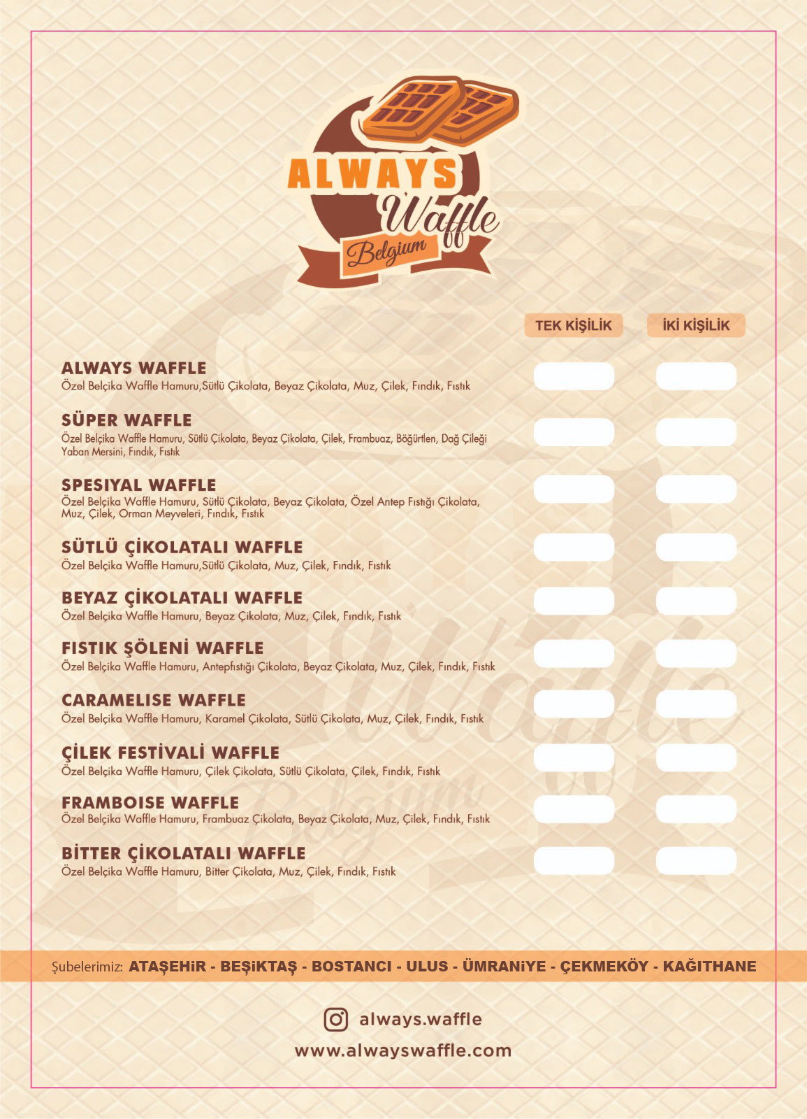 Always Waffle (Kağıthane Merkez)