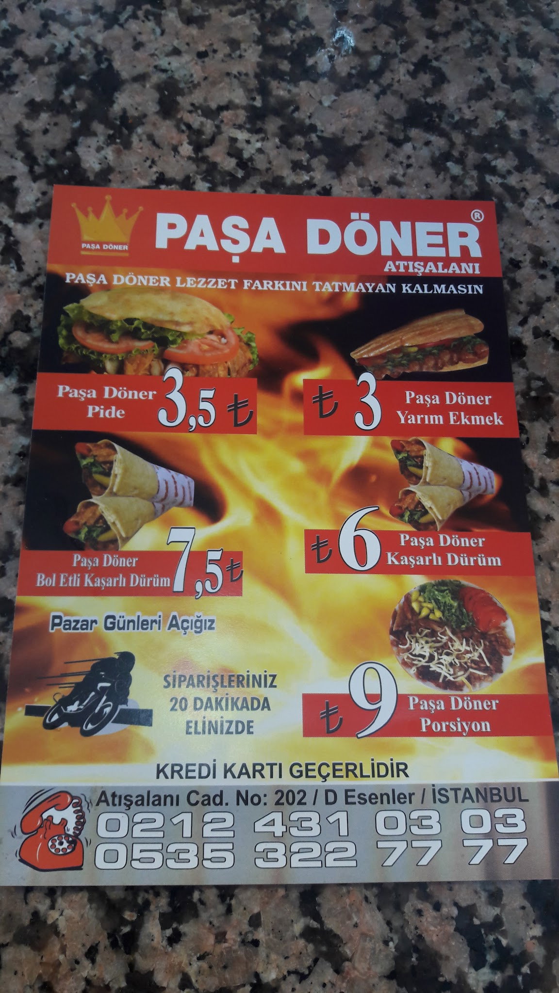 Paşa Döner Atışalanı