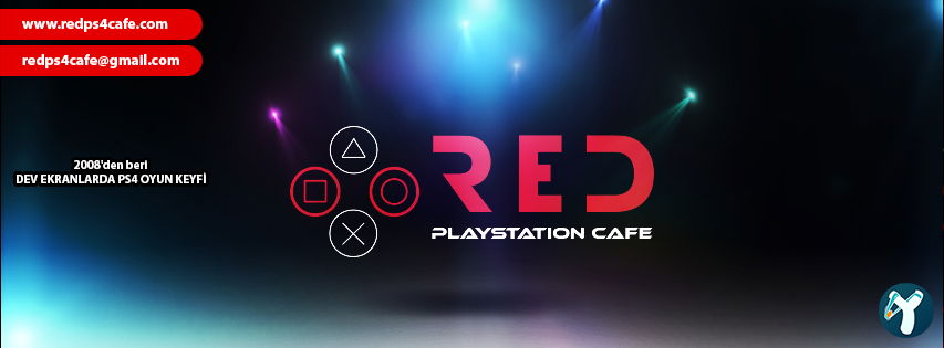 Red Playstation Cafe Ps5 Pro & Xbox