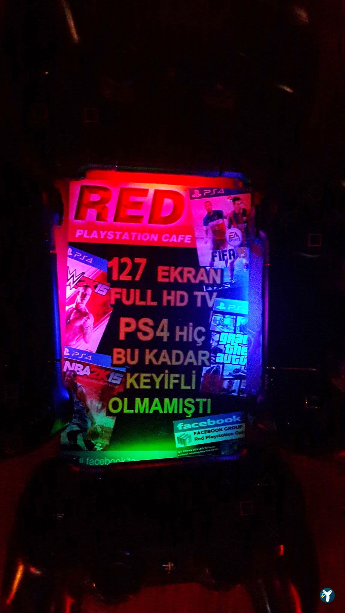 Red Playstation Cafe Ps5 Pro & Xbox