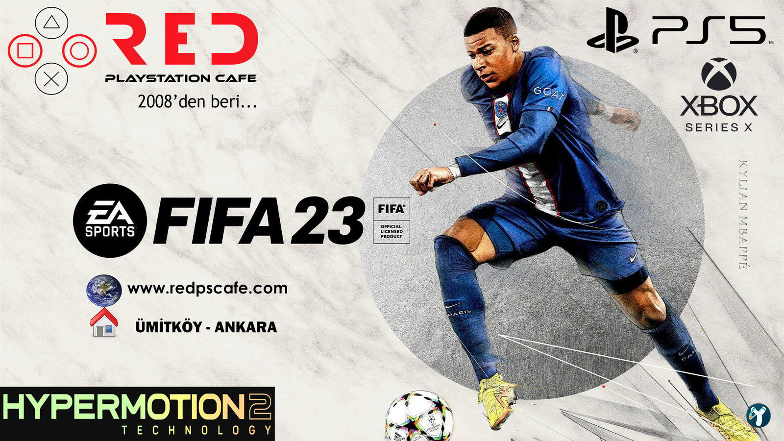 Red Playstation Cafe Ps5 Pro & Xbox