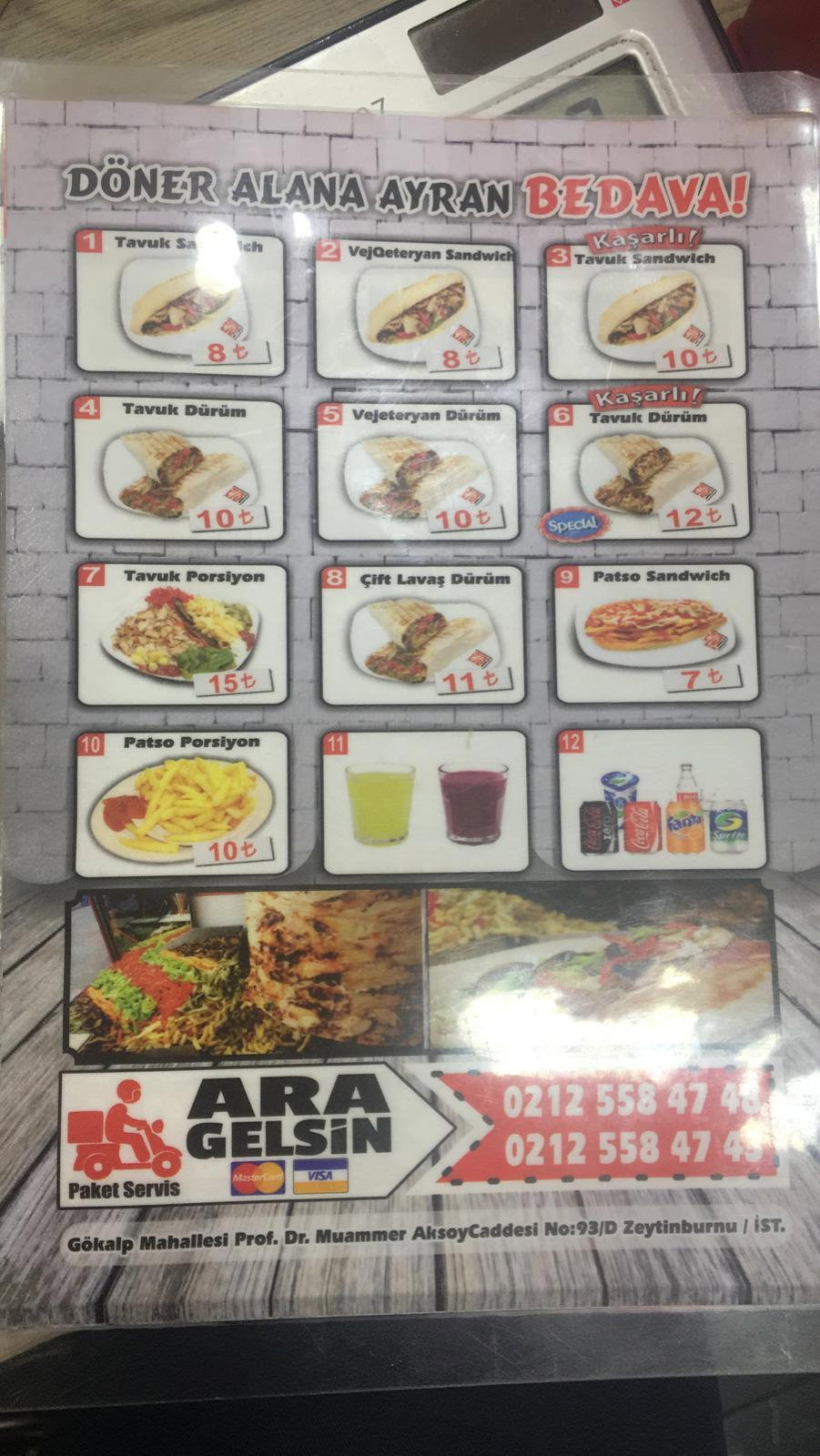 Tadi Beyaz Döner (Zeyti̇nburnu)