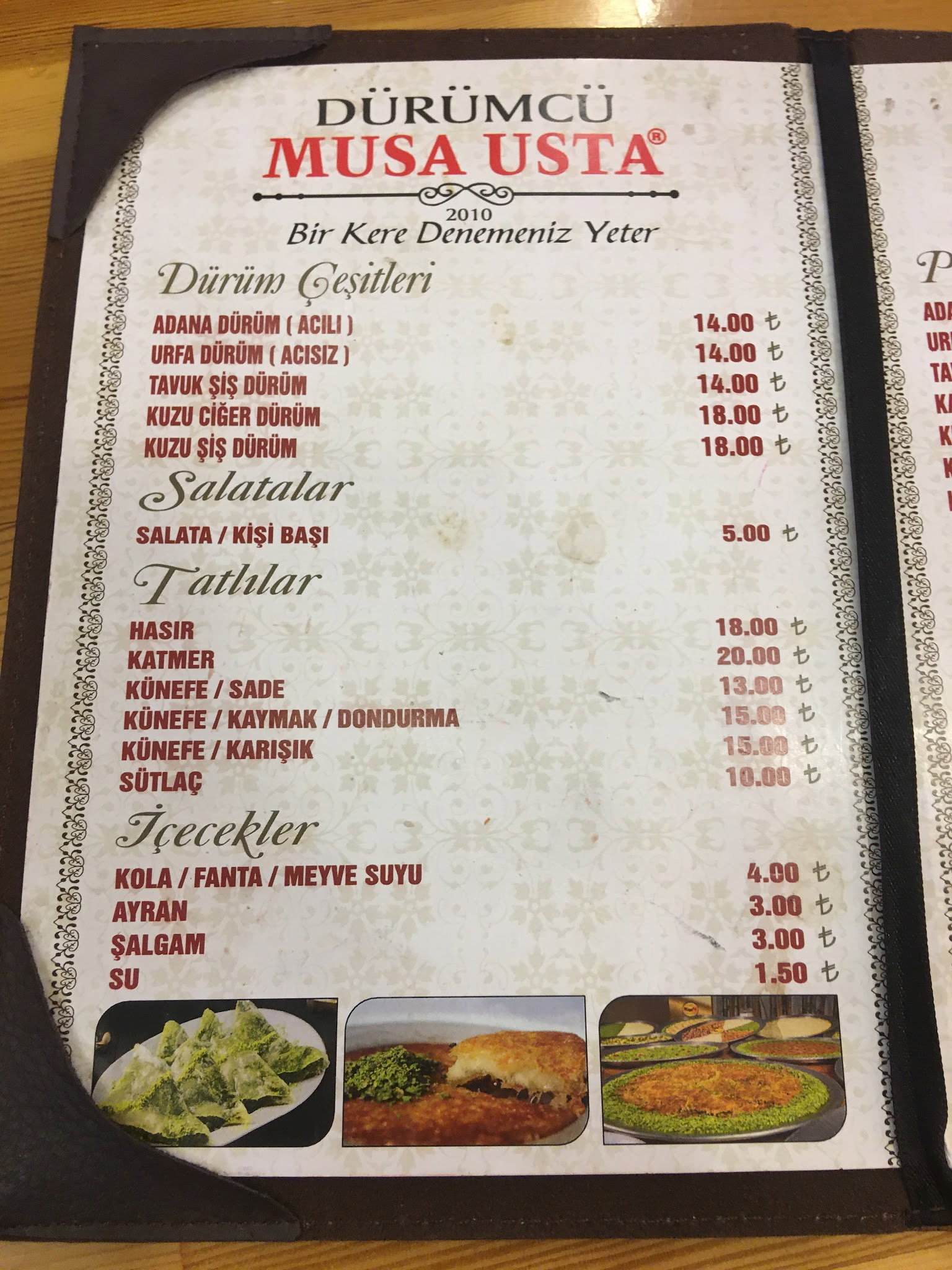 Dürümcü Musa Usta Anadolu Şube