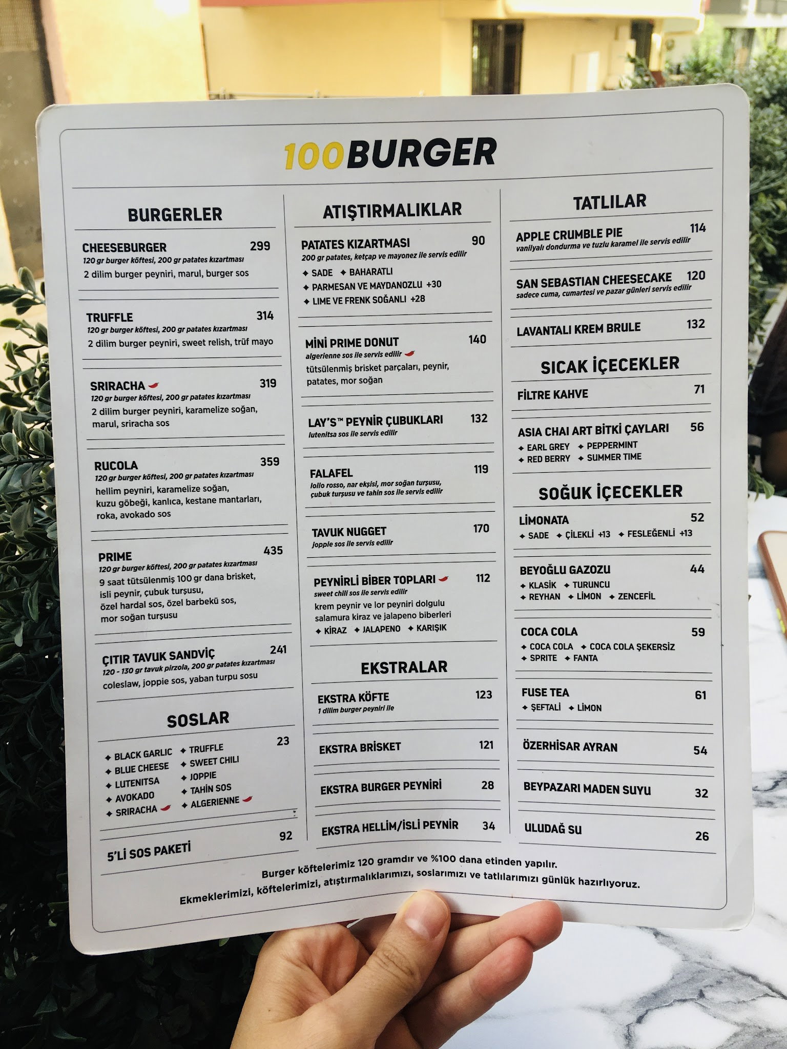 100 Burger-Emek