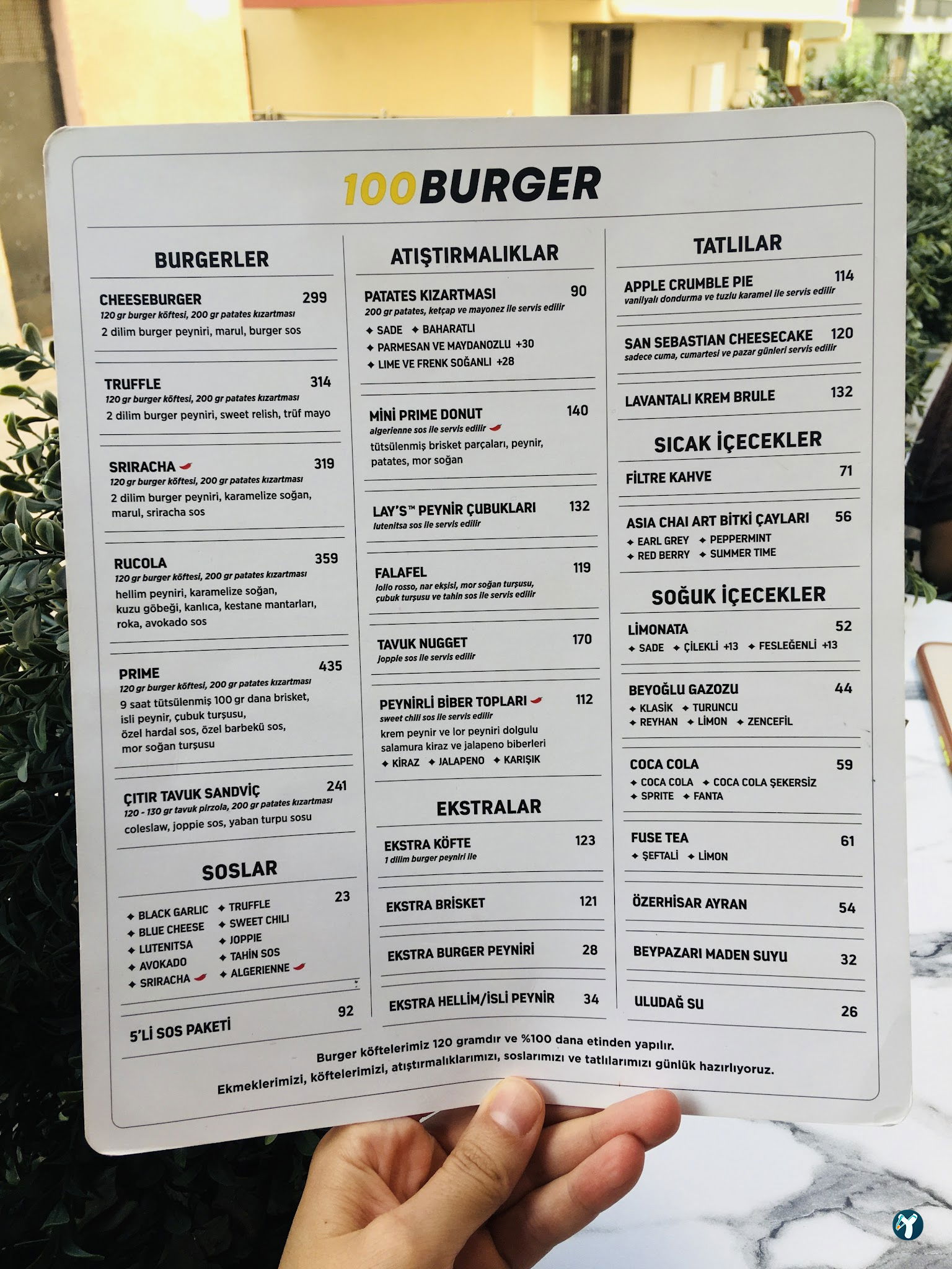 100 Burger-Emek