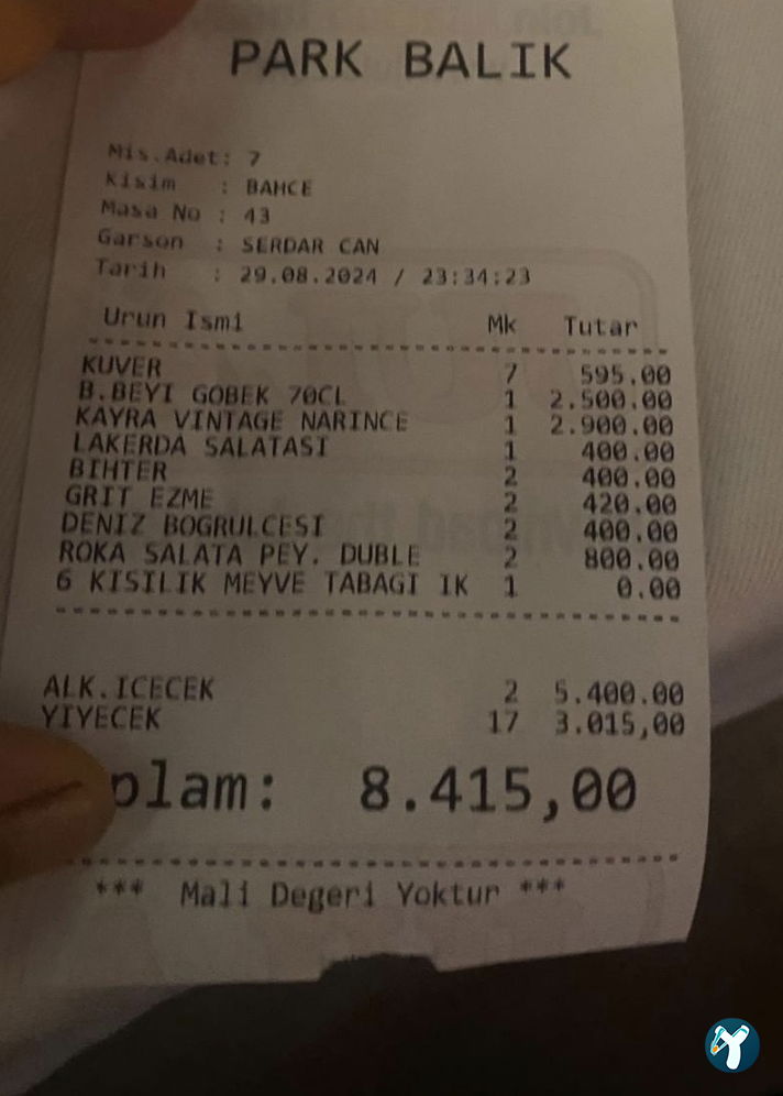 Park Balık Restaurant Çekmeköy