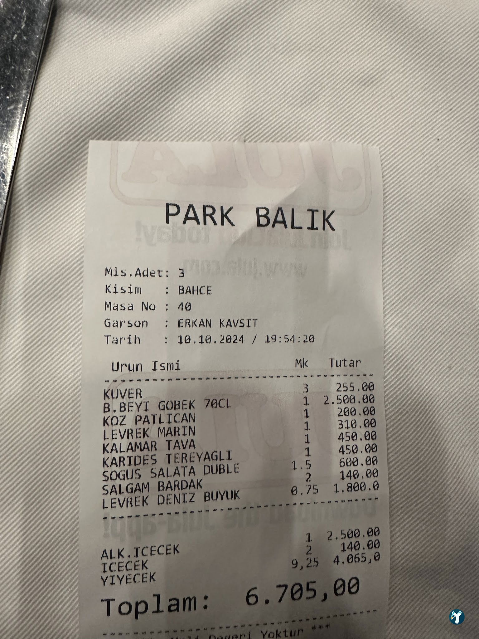Park Balık Restaurant Çekmeköy