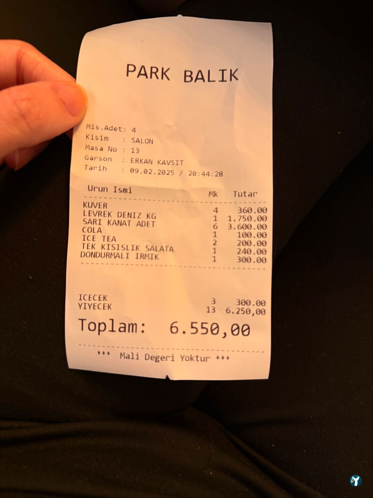 Park Balık Restaurant Çekmeköy