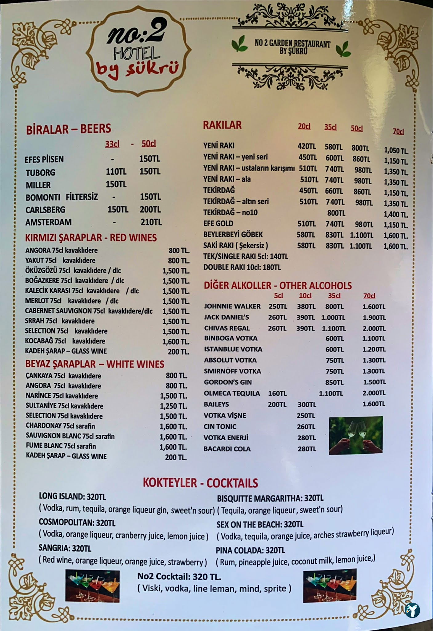 No:2 Garden Restaurant ( By Şükrü )