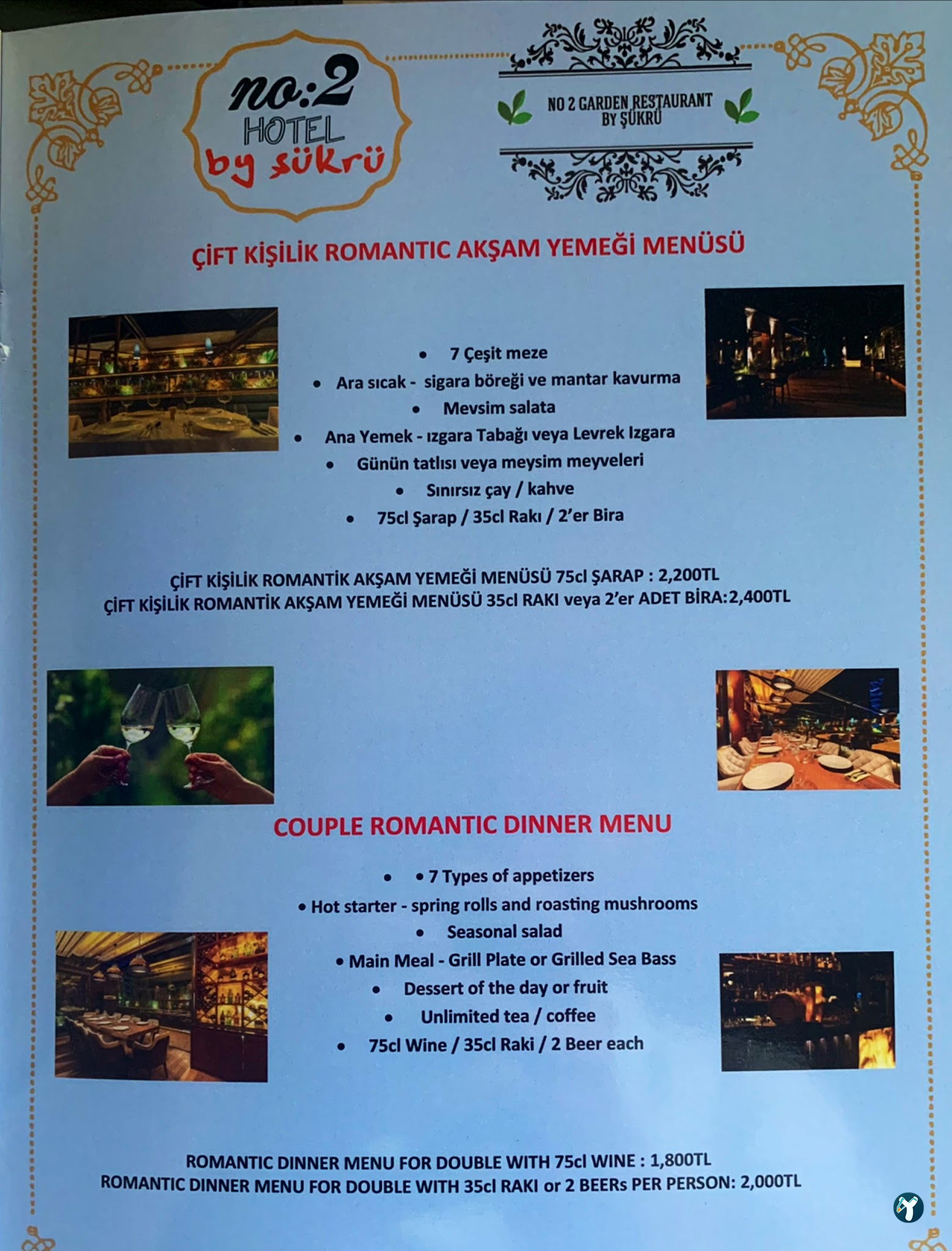 No:2 Garden Restaurant ( By Şükrü )