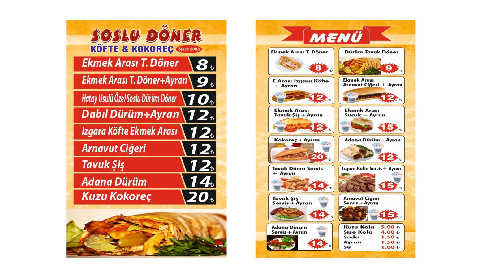 Soslu Döner