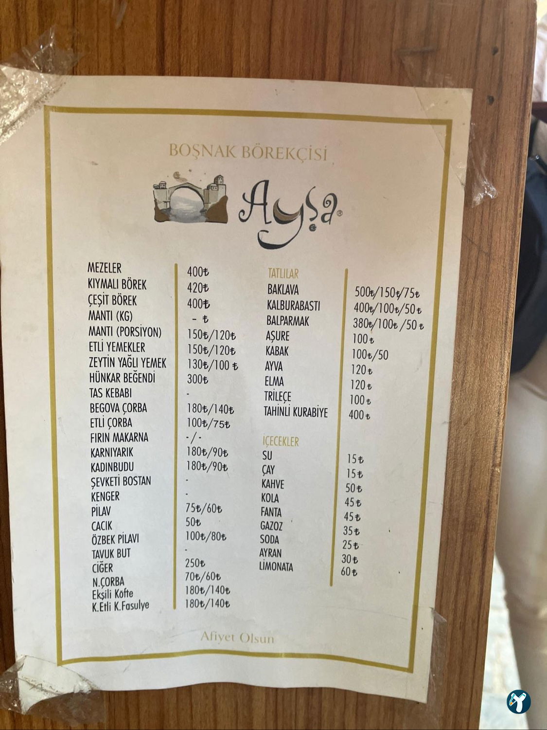 Ayşa Boşnak Börekçisi Ve Ev Yemekleri - Kemeraltı