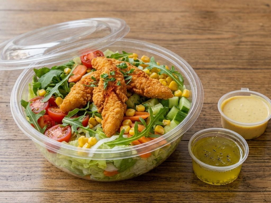 Çıtır Tavuklu Salata
