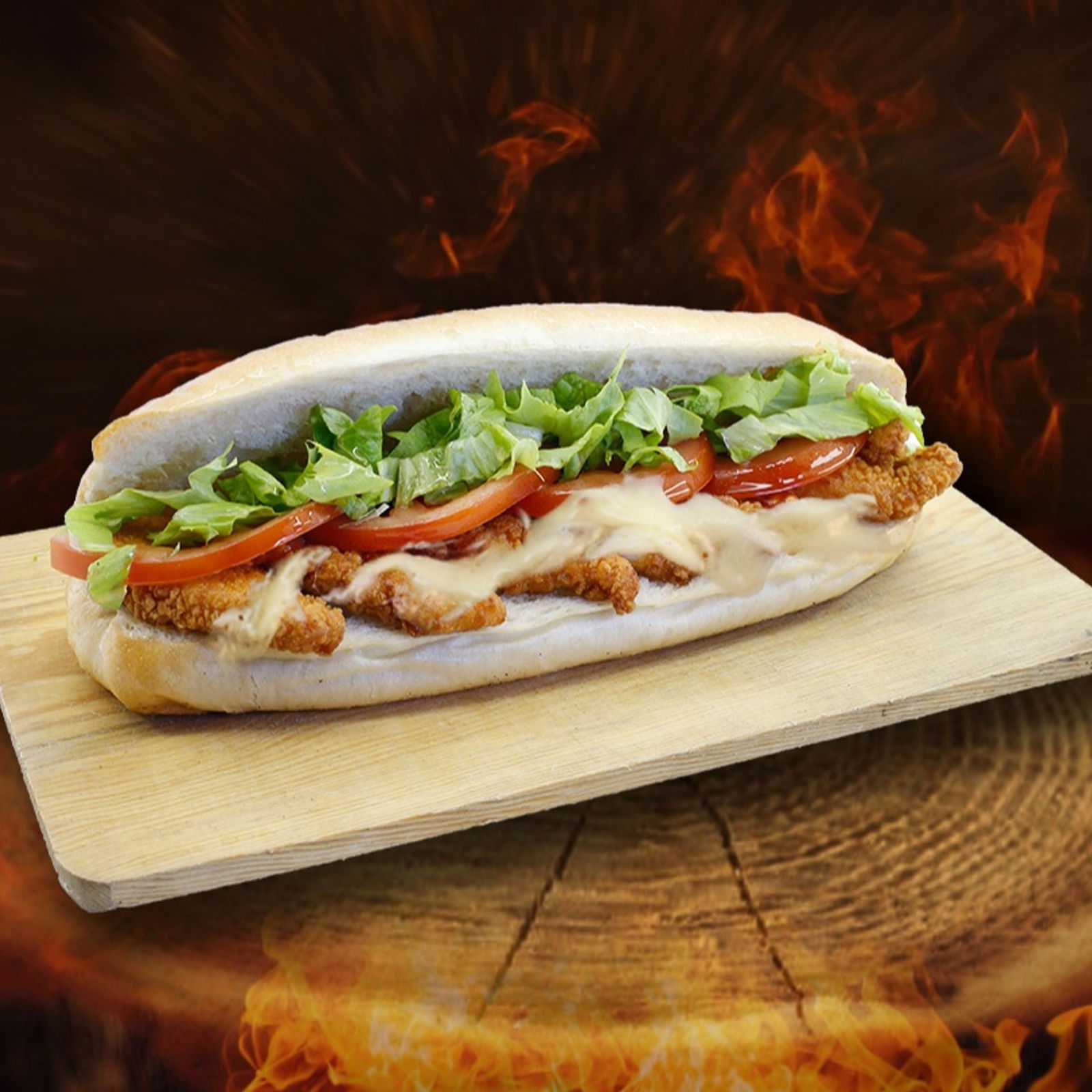 Ekmek arası Tavuk Biftek