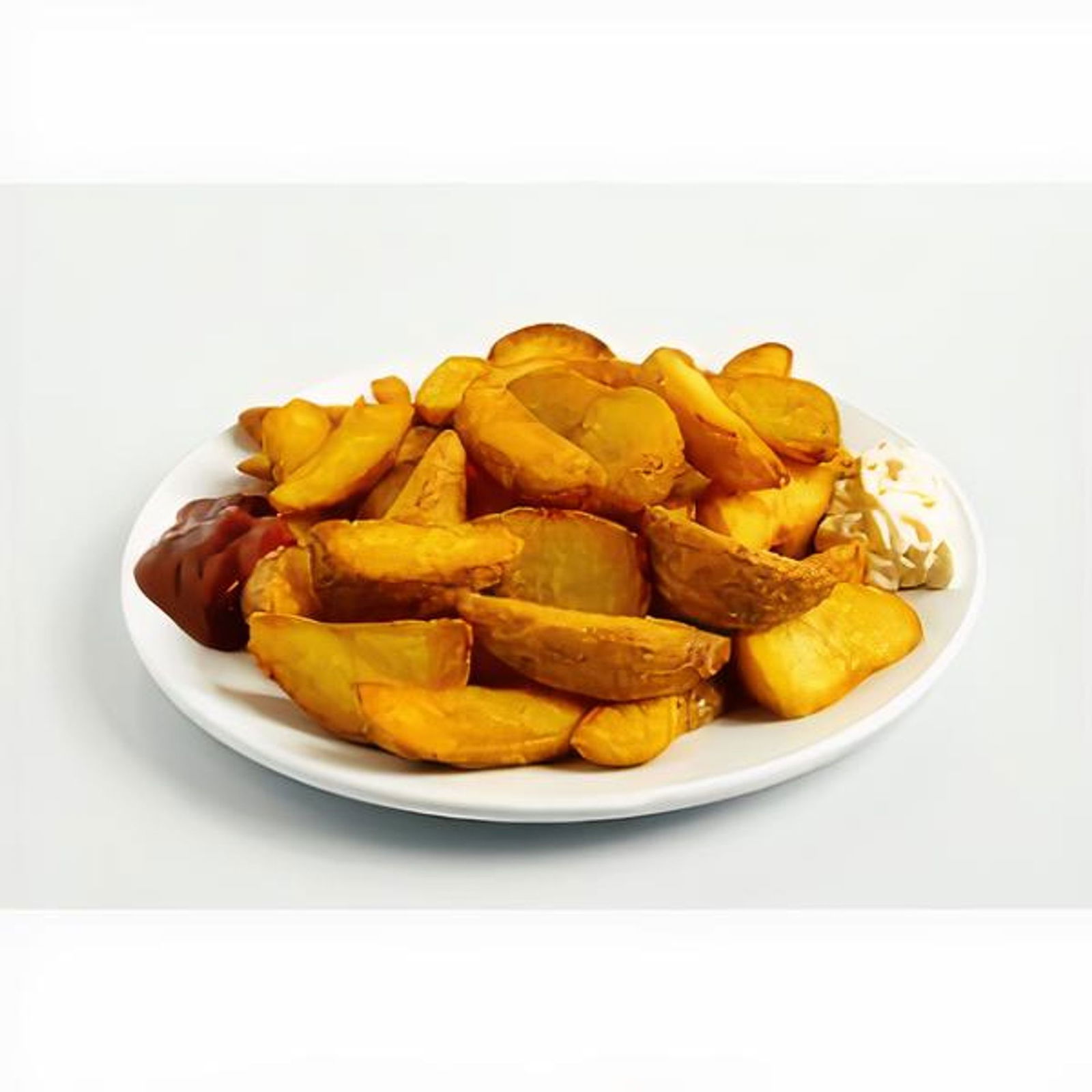 Baharatlı Elma Dilim Patates Kızartması