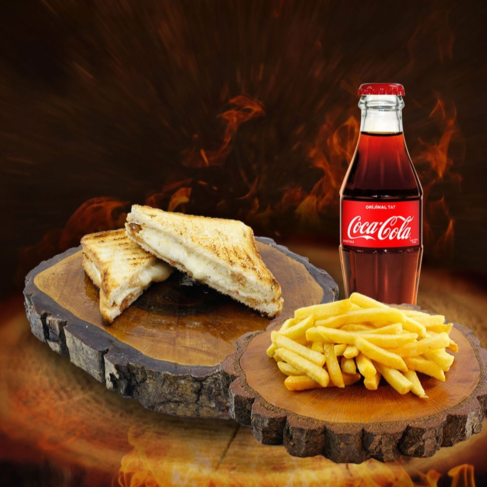 Kaşarlı Tost Menü