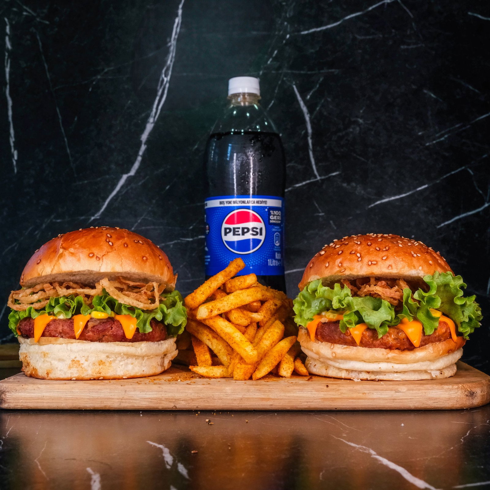 2'li Ekonomik Classic Et Burger Menü