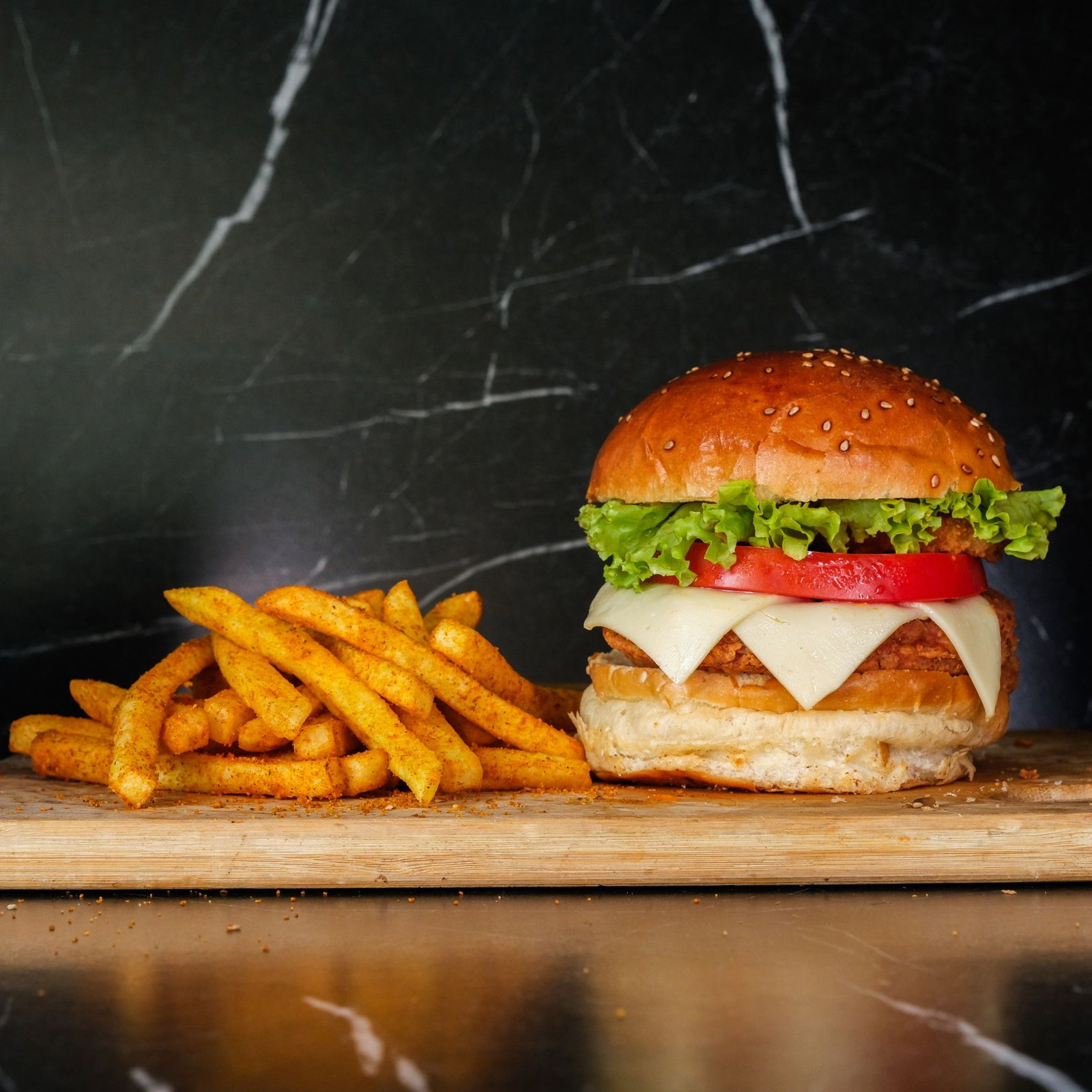 Chicken Cheeseburger Menü