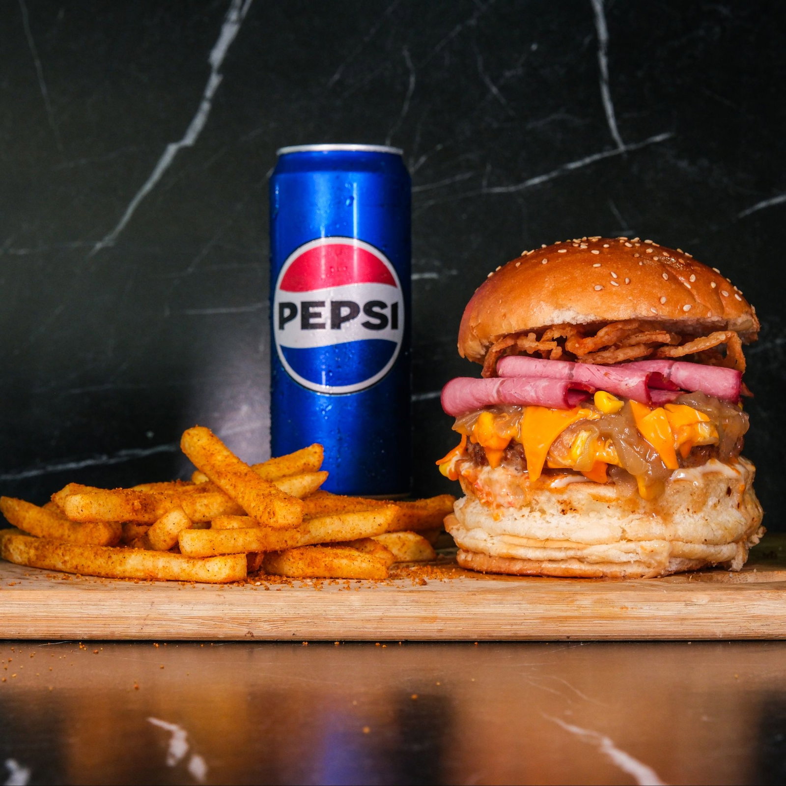 Smoked Füme Et Burger Menü