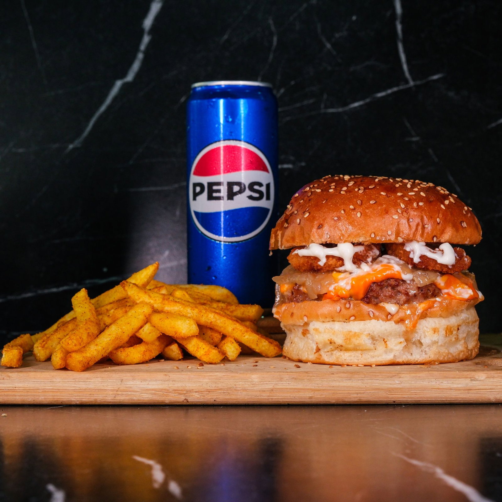 Roket Aspirin Et Burger Menü