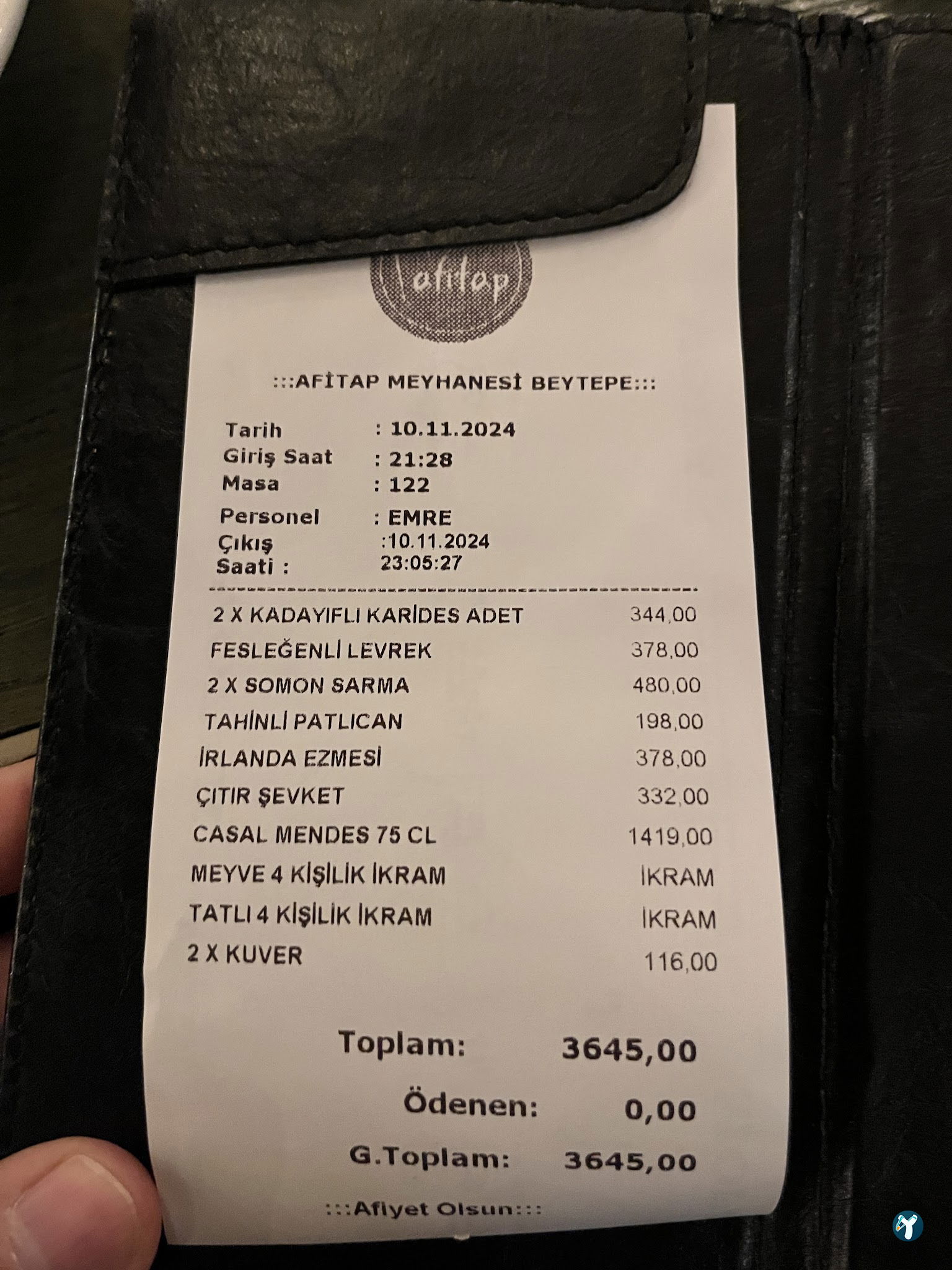 Afitap Meyhane Beytepe