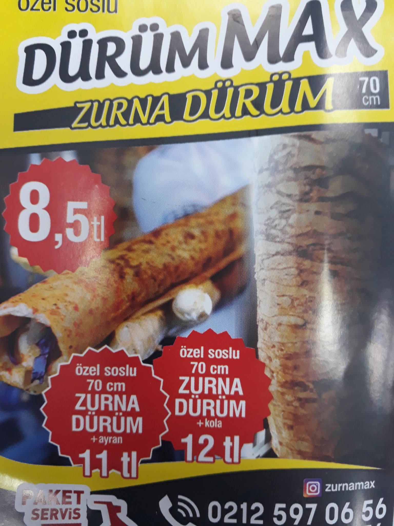 Dürüm Max Zurna Dürüm 2. Şube