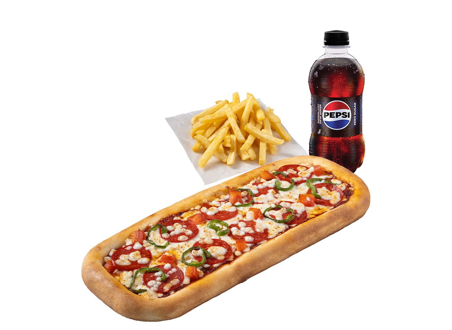 Pan Pizza Menü + Patates