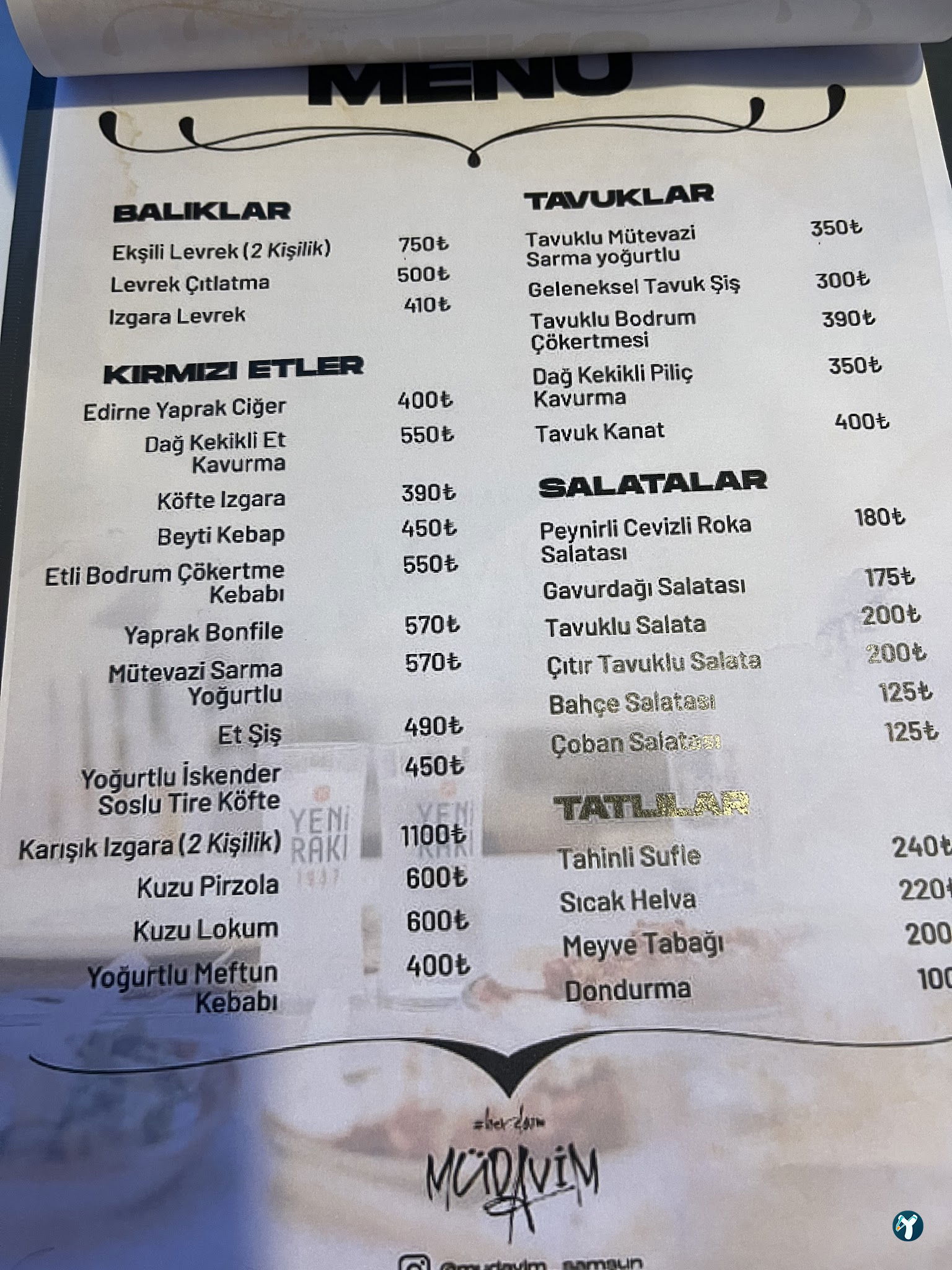 Müdavim Restaurant